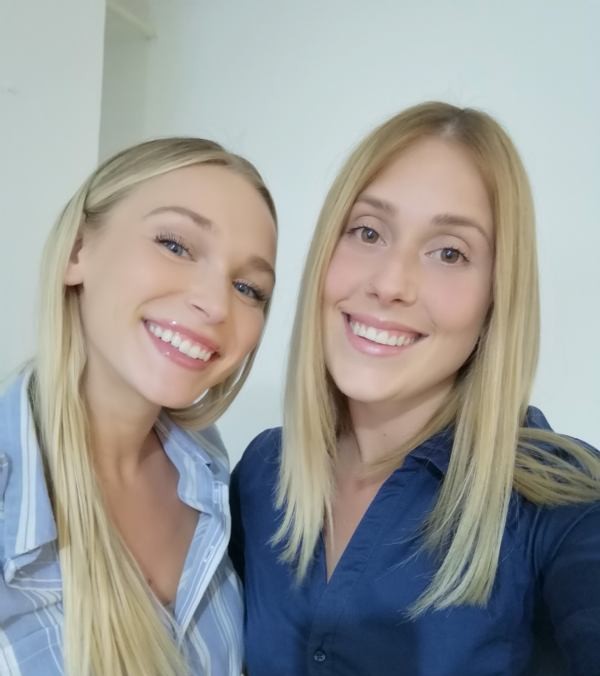 Matea Frankulin i Petra Žudić