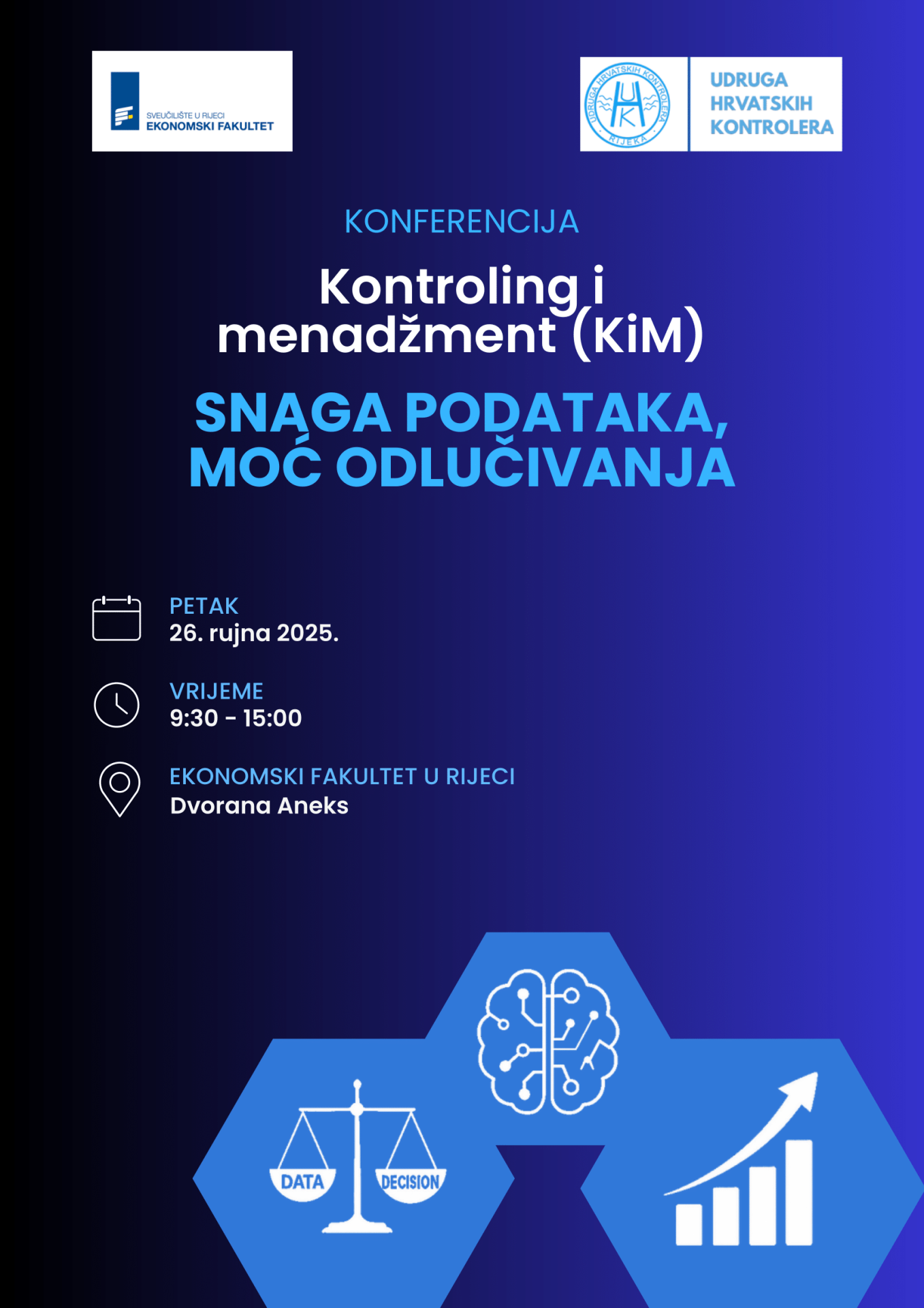 Konferencija Kontroling i menadžment (KiM) – Snaga podataka, moć odlučivanja